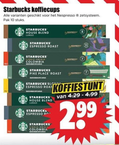  starbucks koffiecups 7 8 10 11 nespresso pak stuks house blend lungo espresso roast single origin colombia ground coffee capsules by pike round cap roasted 