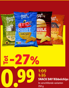  snackday chips 27 100 250 snack day pay shack say paprika flavour ribble naturel salt pepe ge ribbelchips 