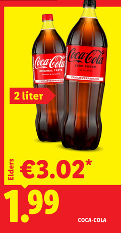 klik op dit plaatje voor een vergroting en voor vergelijkbare aanbiedingen gerelateerd aan
coca-cola cola 2 coca original taste refreshing familieverpakking zero sugar calories liter coca-cola cola 2 coca original taste refreshing familieverpakking zero sugar calories liter