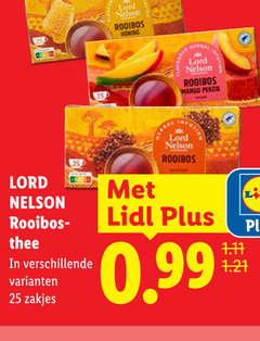  lord nelson thee 25 rooibos honing mango perzik zakjes xx 