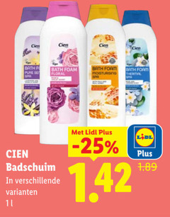  4 11 cien bath foam floral spa form moisturising thermal badschuim 