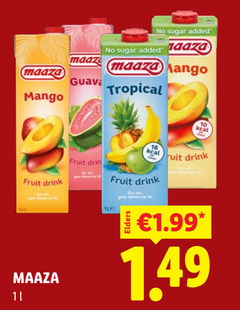 klik op dit plaatje voor een vergroting en voor vergelijkbare aanbiedingen gerelateerd aan
maaza fruitdrank 10 11 16 mango sugar added guava tropical fruit drink you it ruit maaza fruitdrank 10 11 16 mango sugar added guava tropical fruit drink you it ruit