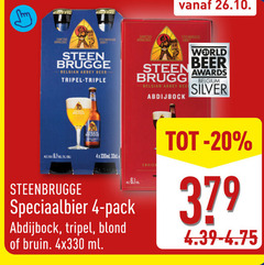 klik op dit plaatje voor een vergroting en voor vergelijkbare aanbiedingen gerelateerd aan
steenbrugge speciaalbieren 4 379 sanctus abbey steen brugge belgian beer tripel triple bee world awards belgium silver all speciaalbier pack blond bruin ml enrich steenbrugge speciaalbieren 4 379 sanctus abbey steen brugge belgian beer tripel triple bee world awards belgium silver all speciaalbier pack blond bruin ml enrich