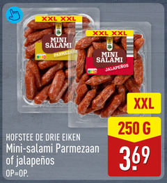  salami 250 xxl mini parmezaan drie eiken 