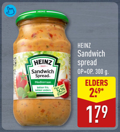 klik op dit plaatje voor een vergroting en voor vergelijkbare aanbiedingen gerelateerd aan
heinz sandwich spread 30 300 mediterraan fris groenten elders heinz sandwich spread 30 300 mediterraan fris groenten elders