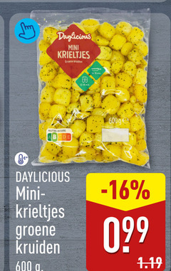  krieltjes 600 mini groene kruiden nutri score 