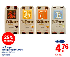  la trappe speciaalbieren 4 7 8 25 330 trappist b trappen koningshoeven bockbier my blond tripel 0.0 to 330ml 6 5 multipacks ml 