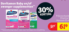  davitamon voedingssupplement 25 30 60 400 baby zwanger supplementen foliumzuur zwangerschap mamafit zen vitamine ml tabletten gezondheidsproduct lees 