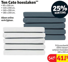  ten cate hoeslakens 25 90 100 140 160 180 200 hoeslaken cm online katoen satijnen 