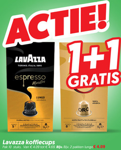  lavazza koffiecups 1 2 10 100 torino italia espresso maestro lungo arabica intensity 5 13 floral notes light compatible with nespresso original machines by 8 le pak stuks pakken 
