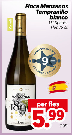  rode wijn witte 9 wit spain tempranillo blanco spanje fles hamersma rioja b 